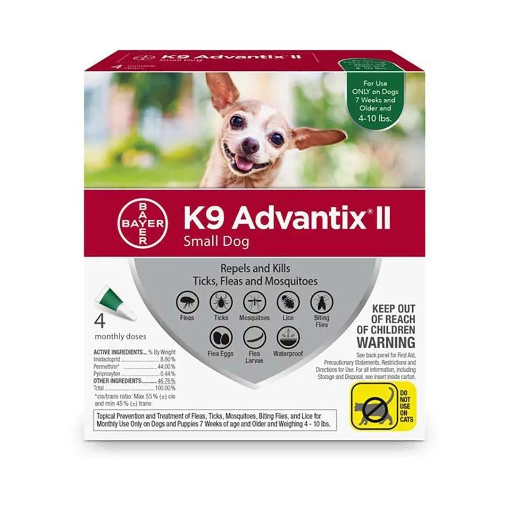 K9 Advantix® II Flea & Tick Treatment for Small Dog 4 Dose K9 Advantix® II