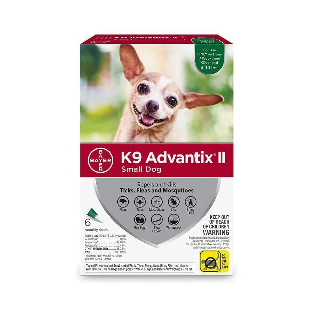 K9 Advantix® II Flea & Tick Treatment for Small Dog 6 Dose K9 Advantix® II
