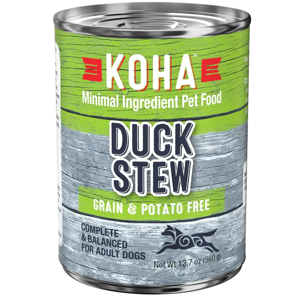 KOHA Minimal Ingredient Duck Stew for Dogs 12.7oz Case of 12 KOHA