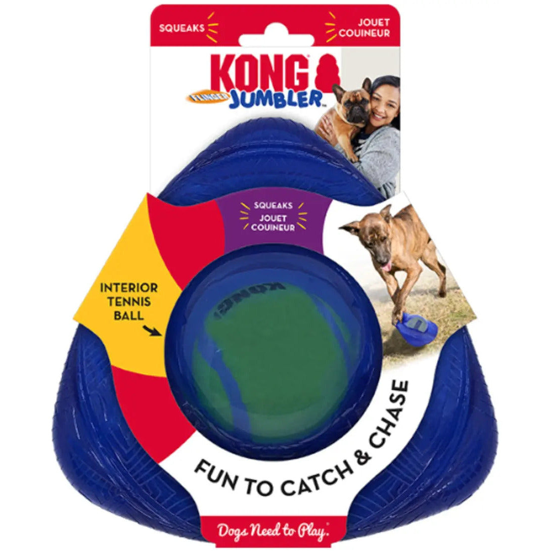 KONG Jumbler Flinger Dog Toy Assorted Kong