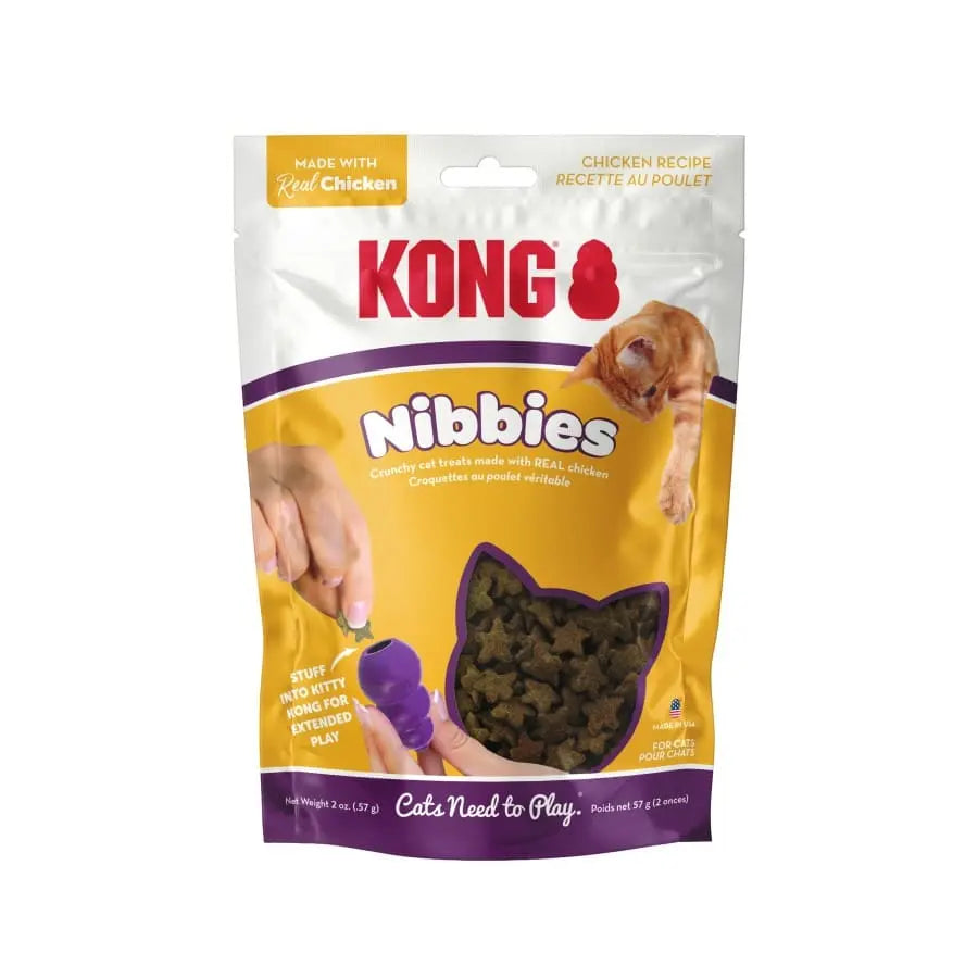KONG Nibbies Extruded Cat Treats 2 oz Kong