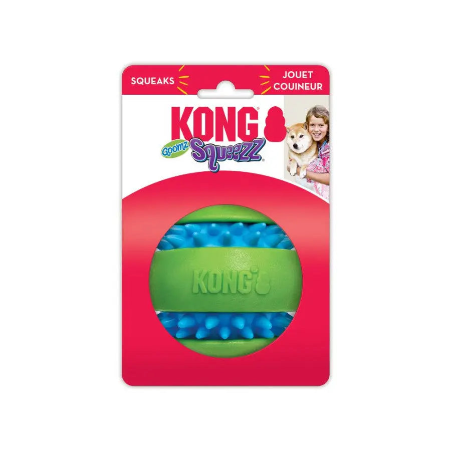 KONG Squeezz Goomz Ball Dog Toy Kong