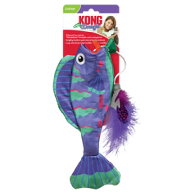KONG Wrangler Angler Fish Cat Toy Kong