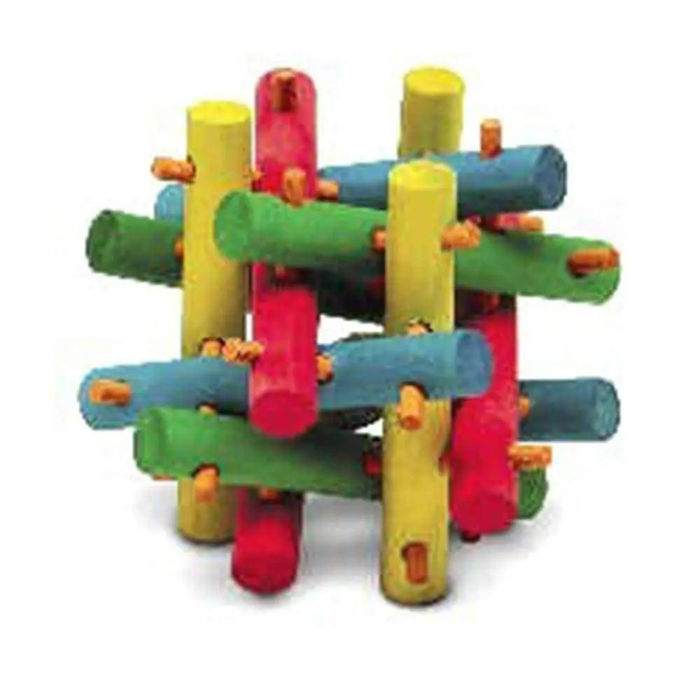 Kaytee Medium Nut Knot Nibbler for Small Animal Toys Multicolor 3.5 X 4 X 3.5 Inch Kaytee®