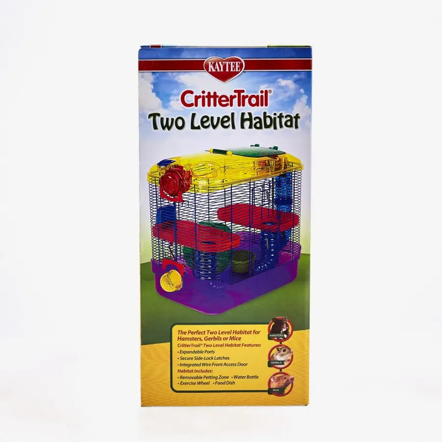 Kaytee® CritterTrail® 2-Level Habitat for Small Animal Multicolor 11.5 X 20 X 16 Inch Kaytee®