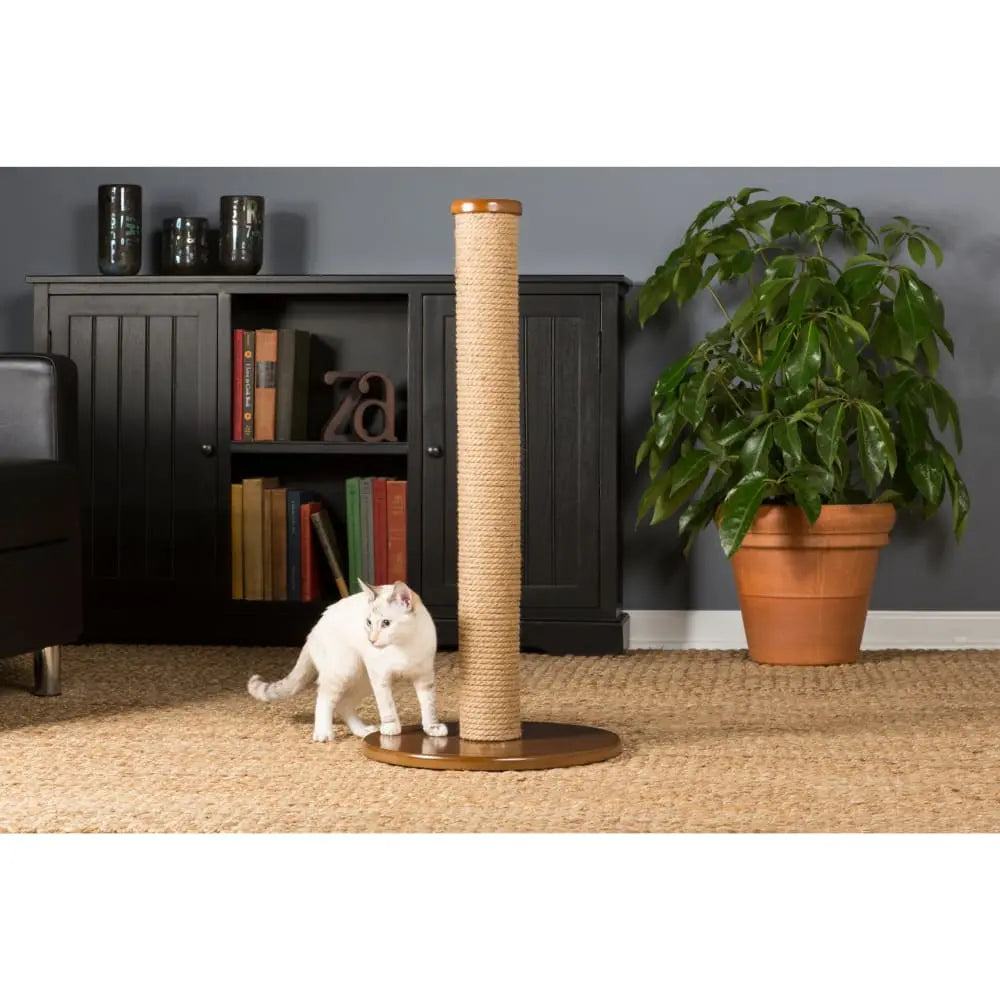 Kitty Power Paws Tall Round Scratching Post 31 3/4" H Prevue Pet