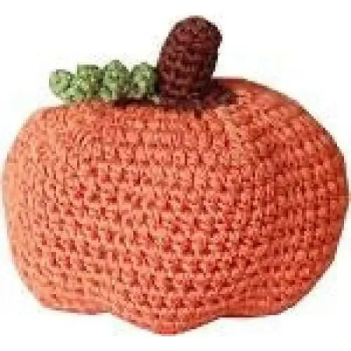 Knit Knacks Fall Pumpkin Organic Cotton Small Dog Toy Pet Flys