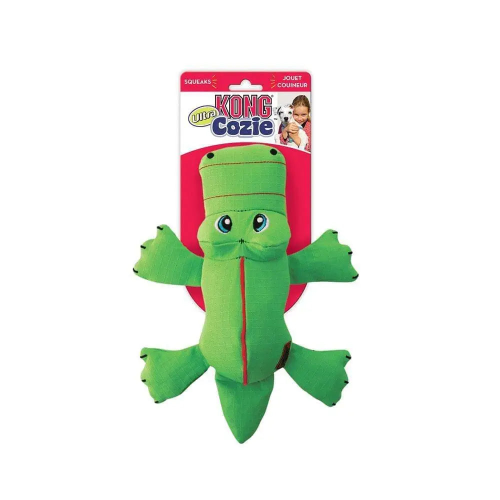 Kong® Cozie Ultra Ana Alligator Dog Toys Green Medium Kong®