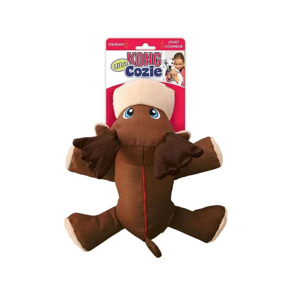 Kong® Cozie Ultra Max Moose Dog Toys Brown Large Kong®