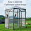 Large Bird Cage Pet Parrot House Cockatiel Finch Iron Wire Walk-in Aviary Hexagon Space Enough Talis Us Bird