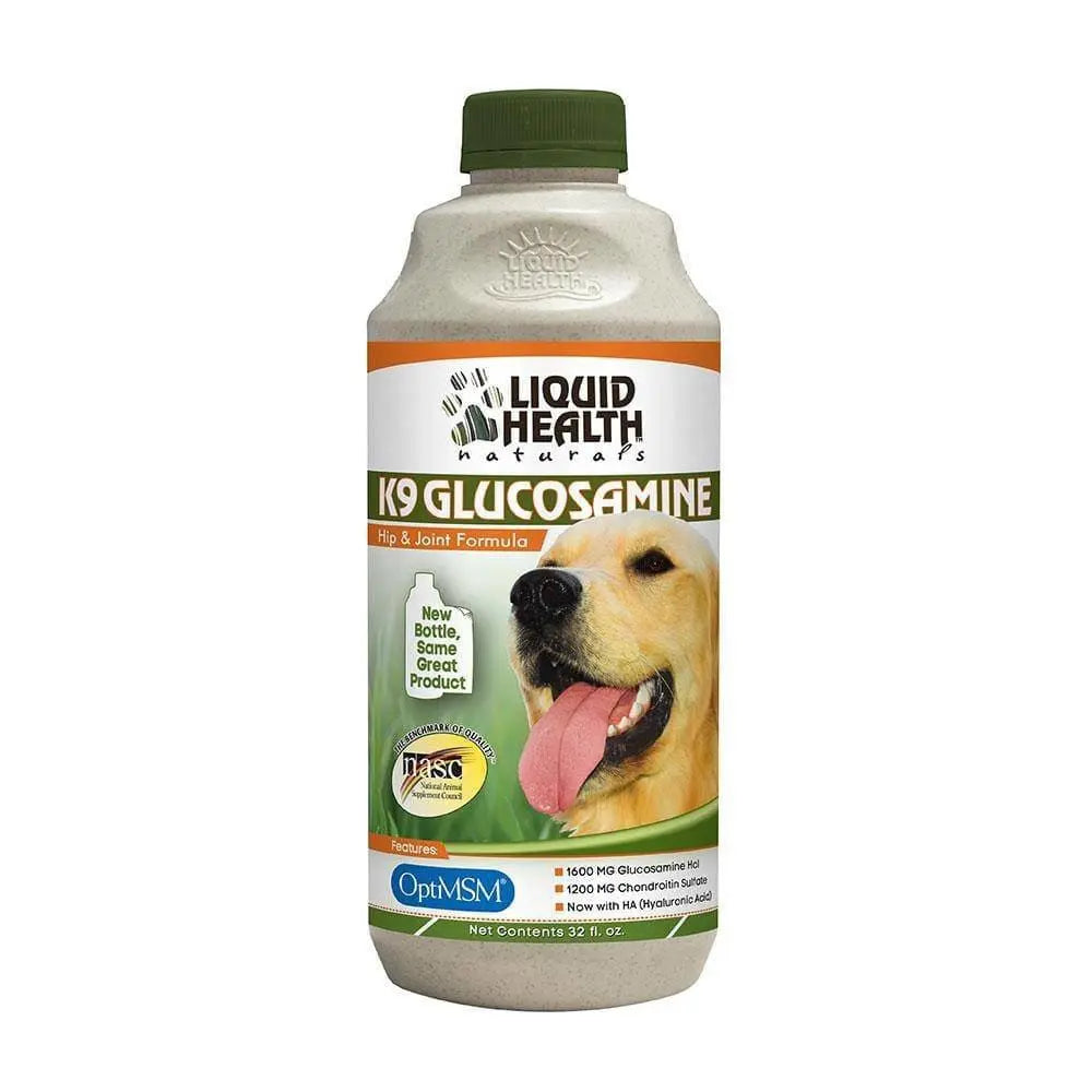 Liquid Health K9 Glucosamine Joint Supplement for Dog 32 Oz Liquid Health