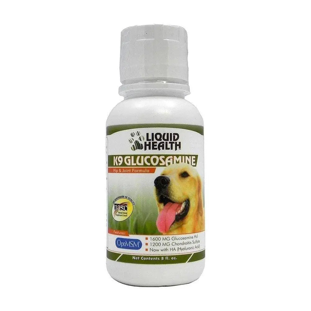 Liquid Health K9 Glucosamine Joint Supplement for Dog 8 Oz Liquid Health