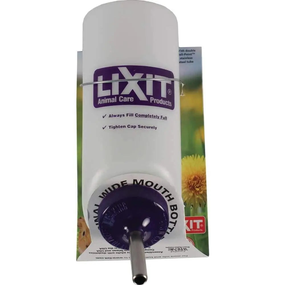 Lixit Wide Mouth Small Animal Water Bottle Lixit