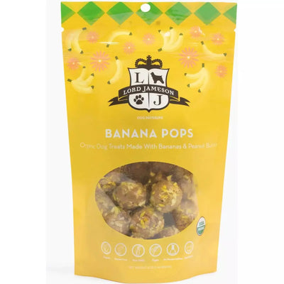 Lord Jameson Banana Pops Organic Dog Treats 6oz Lord Jameson