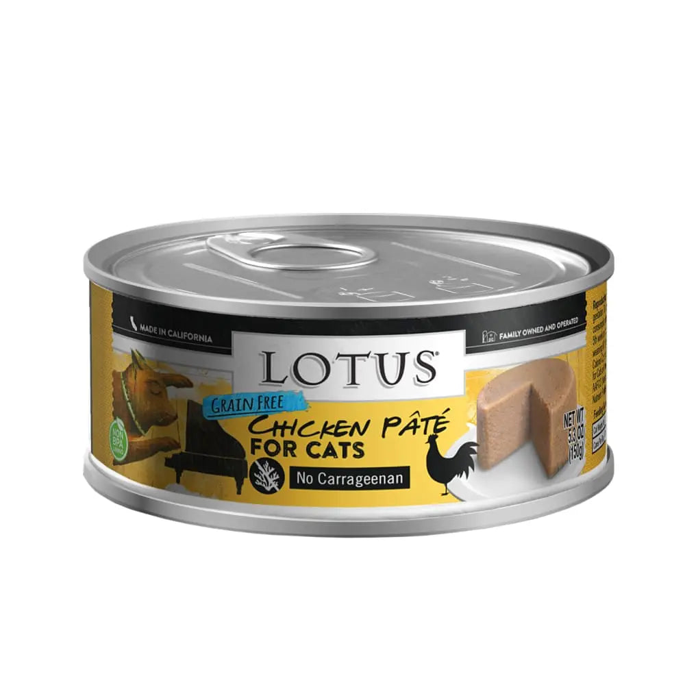 Lotus Chicken Pate Grain-Free Canned Cat Food Lotus