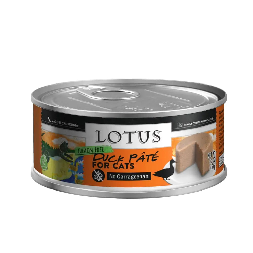 Lotus Duck Pate Grain-Free Canned Cat Food Lotus