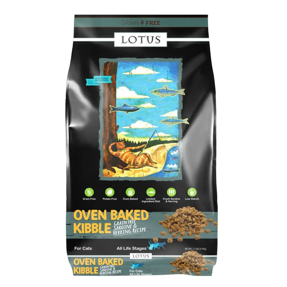 Lotus Oven-Baked Grain-Free Sardine & Herring Recipe Dry Dog Food Lotus