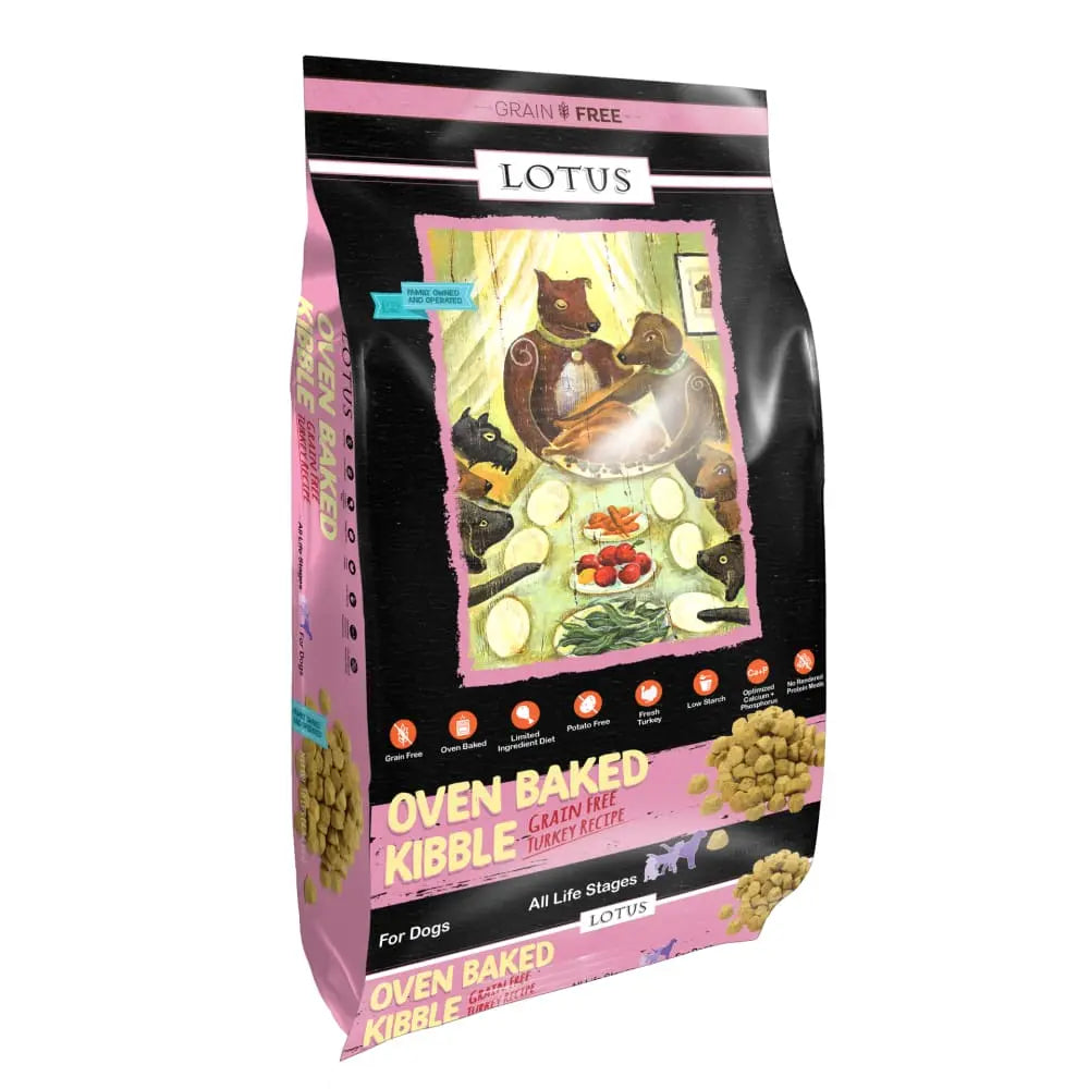 Lotus Oven-Baked Grain-Free Turkey Recipe Dry Dog Food Lotus