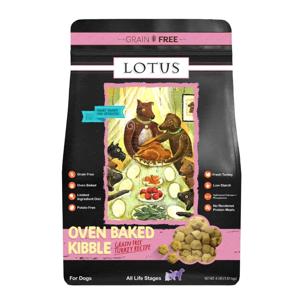 Lotus Oven-Baked Grain-Free Turkey Recipe Dry Dog Food Lotus