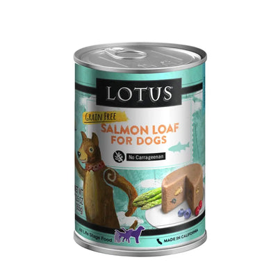 Lotus Salmon Loaf Grain-Free Canned Dog Food 12/12.5oz Lotus