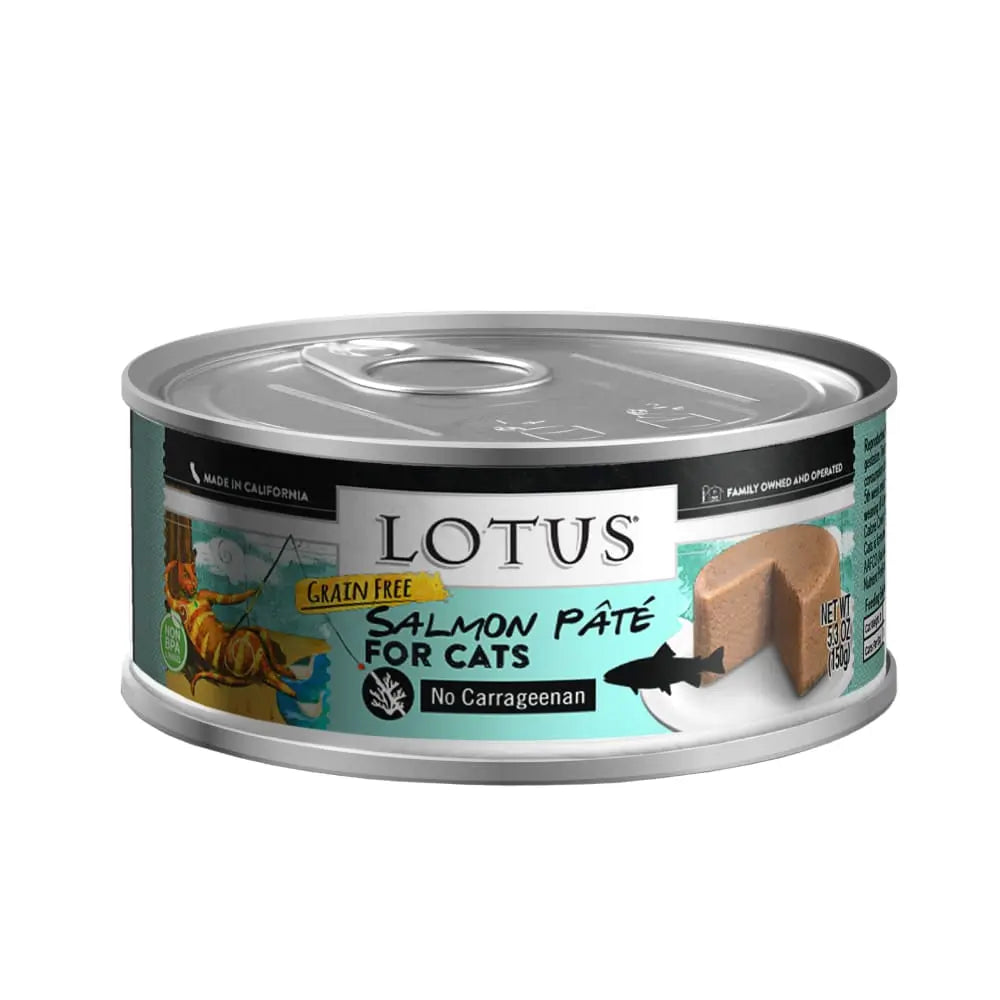 Lotus Salmon Pate Grain-Free Canned Cat Food Lotus