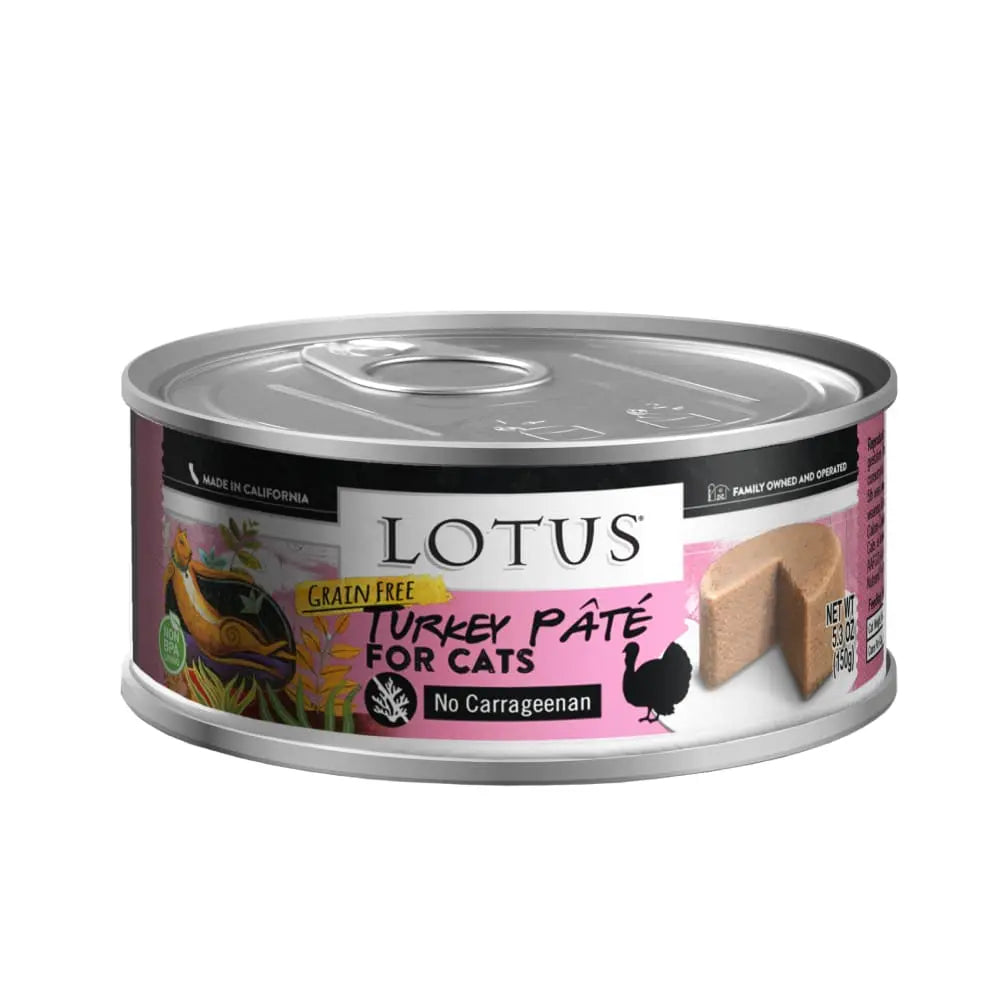 Lotus Turkey Pate Grain-Free Canned Cat Food Lotus