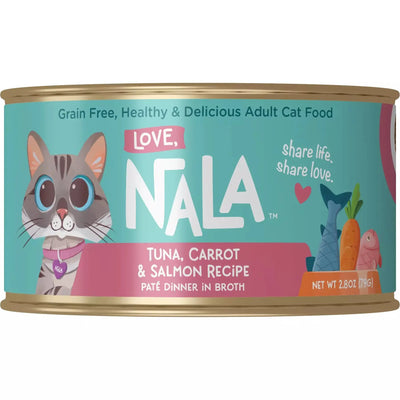 Love, Nala Tuna & Salmon Pate with Carrot Recipe Cat Food 2.8oz Love Nala
