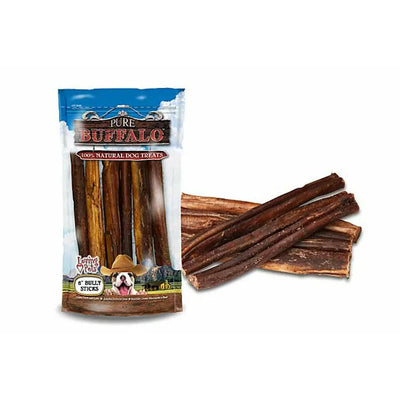 Loving Pets Pure Buffalo Bully Sticks Dog Treats Loving Pets