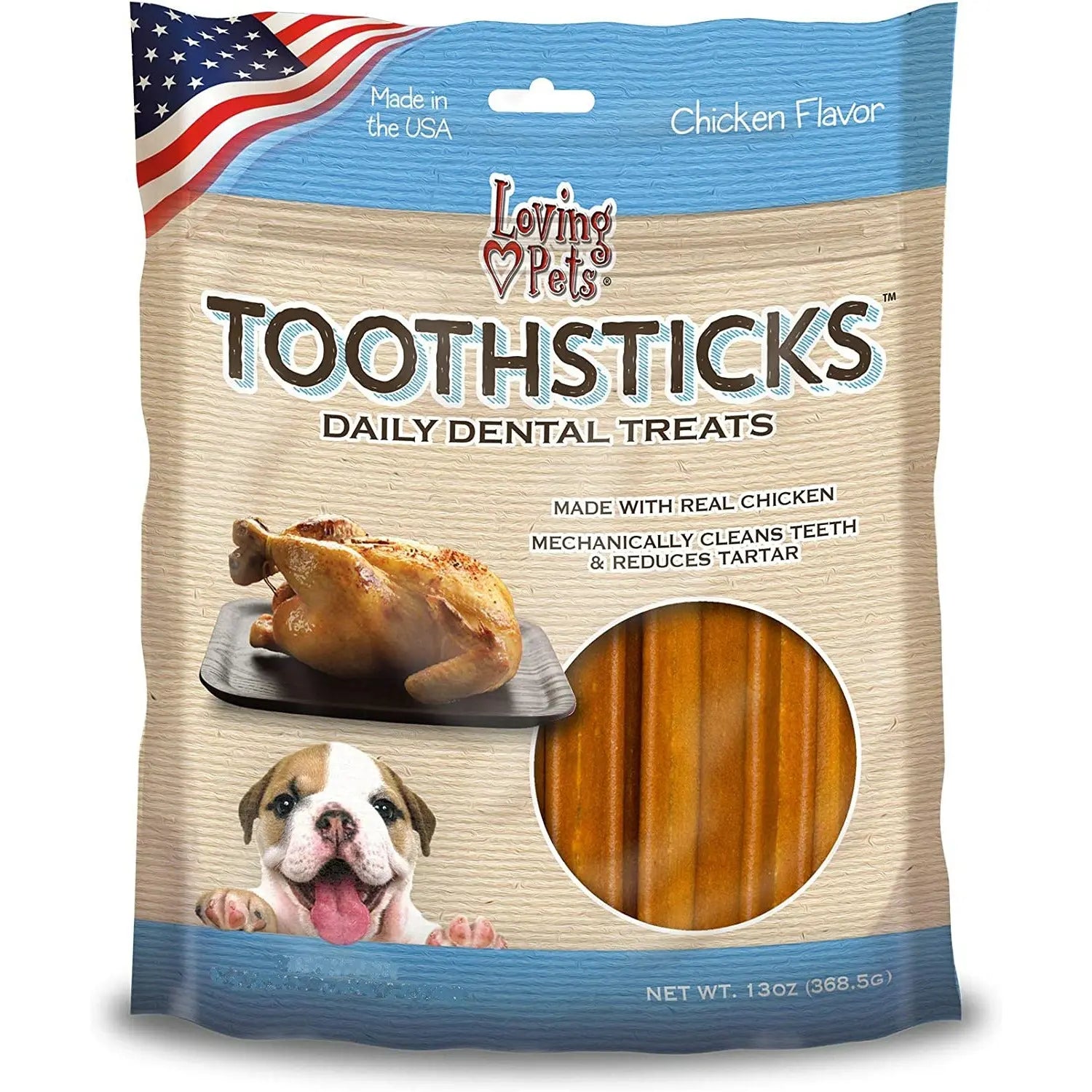 Loving Pets Toothsticks Chicken Dental Sticks for Dogs Loving Pets®