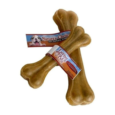Loving Pets® Natures Choice® Pressed Rawhide Bone Dog Treats 10 Inch X 10 Count Loving Pets®
