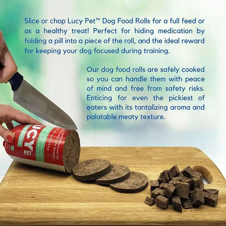 Lucy Pet Products Dog Food Roll Beef Lucy Pet Products