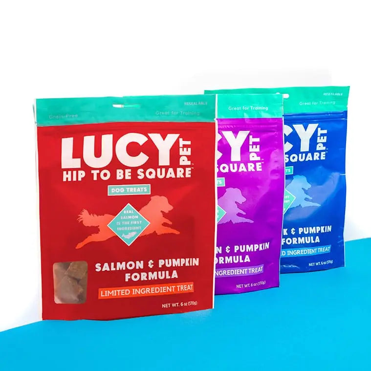 Lucy Pet Products Hip to Be Square Limited Ingredient Dog Treats Lucy Pet Products