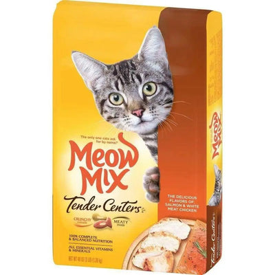 Meow-Mix Tender Centers Dry Cat Food Salmon & Chicken Meow-Mix