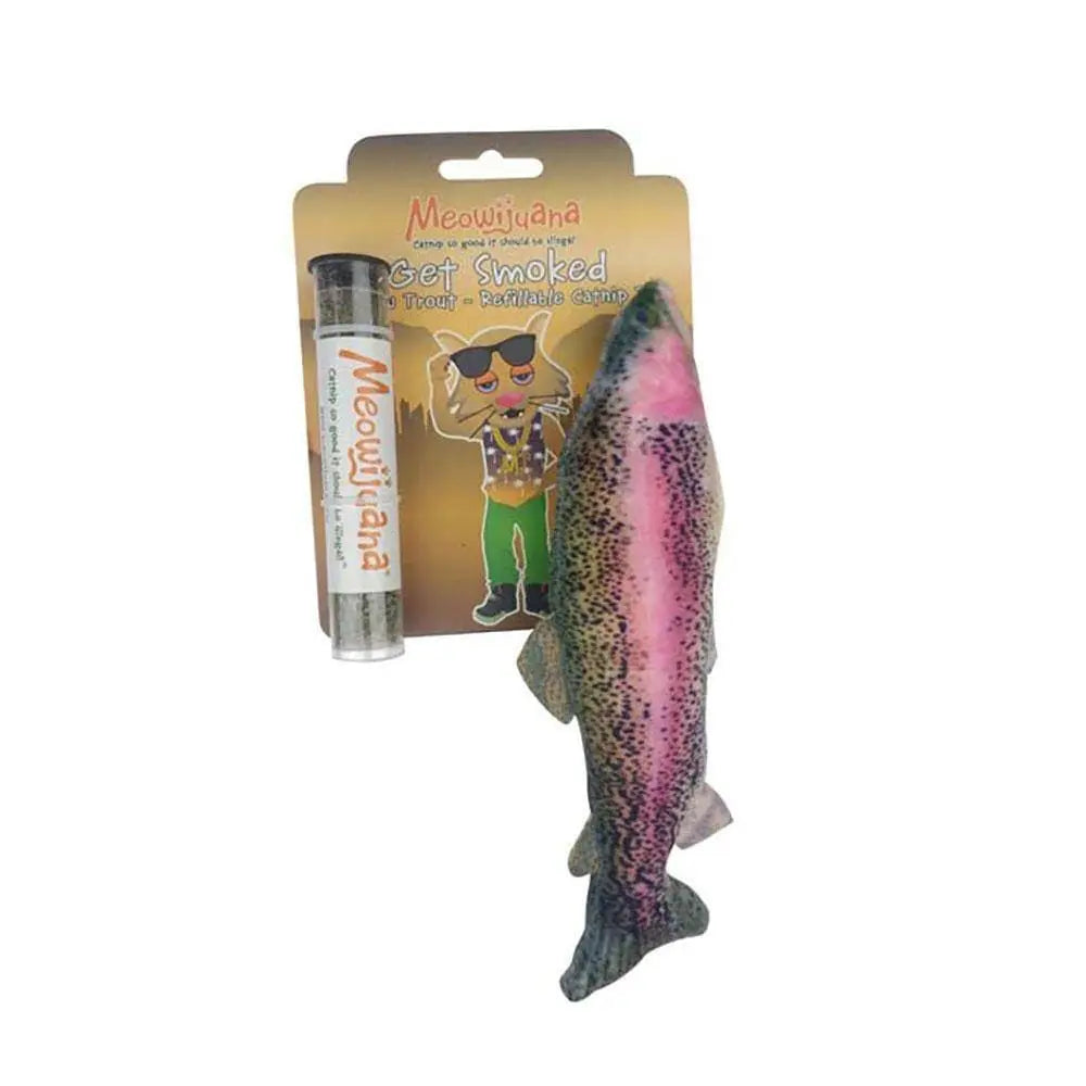 Meowijuana® Get Smoked Refillable Fish Cat Toys Meowijuana®