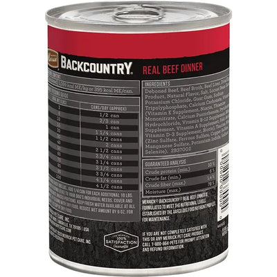 Merrick Backcountry 96% Real Beef Recipe Wet Dog Food 12 / 12.7 oz Merrick®