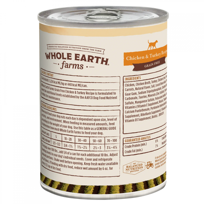 Merrick Whole Earth Farms Chicken & Turkey Canned Adult Dog Food 12 / 12.7 oz Whole Earth Farms®