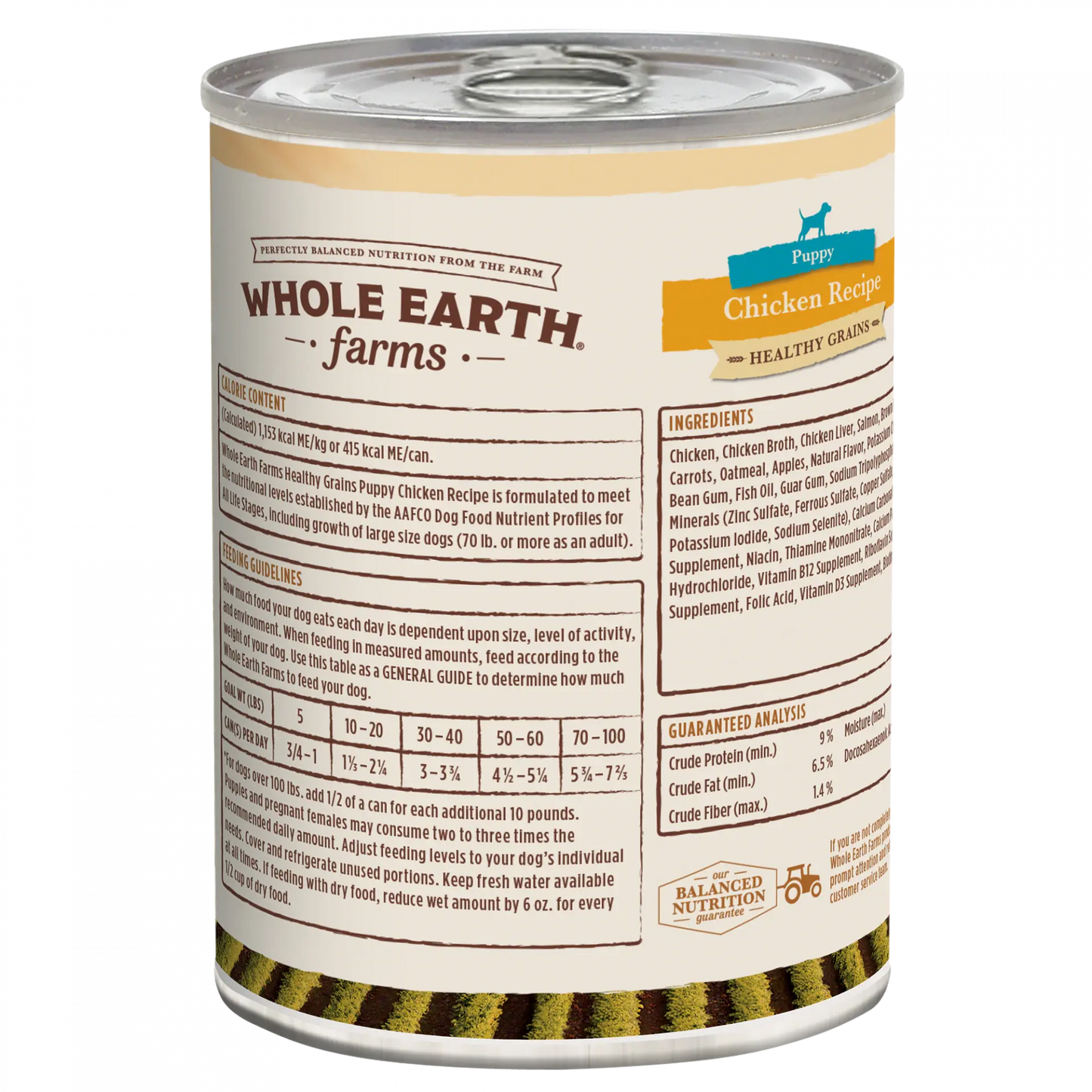 Merrick Whole Earth Farms Healthy Grains Chicken Puppy Canned Dog Food12 / 12.7 oz Whole Earth Farms®