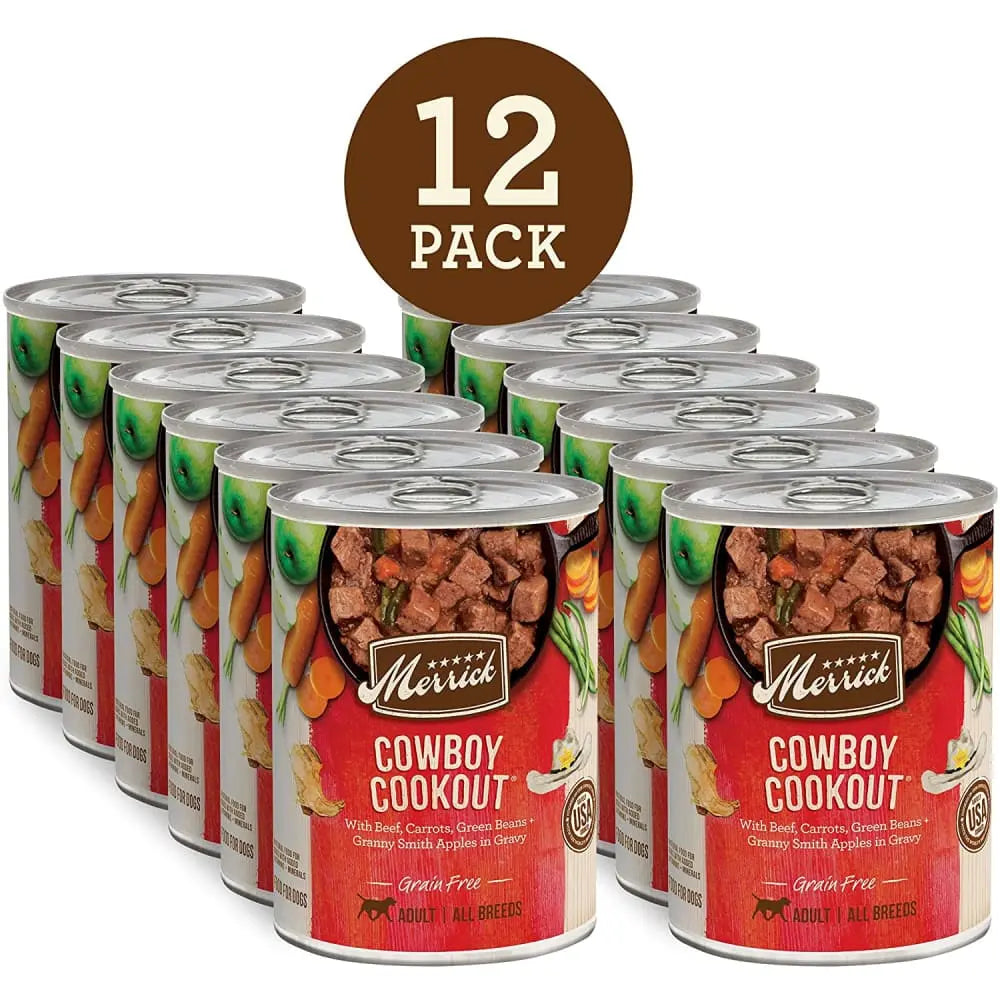 Merrick® Grain Free Cowboy Cookout® in Gravy Dog Food 12.7 Oz Merrick®