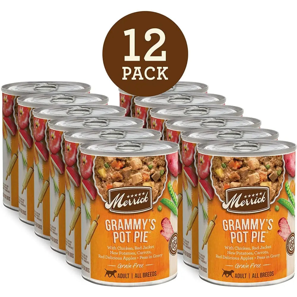 Merrick Grain Free Grammy s Pot Pie in Gravy Adult Dog Food 12.7