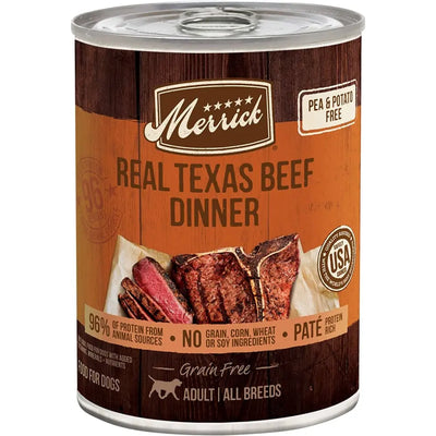 Merrick® Grain Free Real Texas Beef Dog Food 12.7 Oz Merrick®