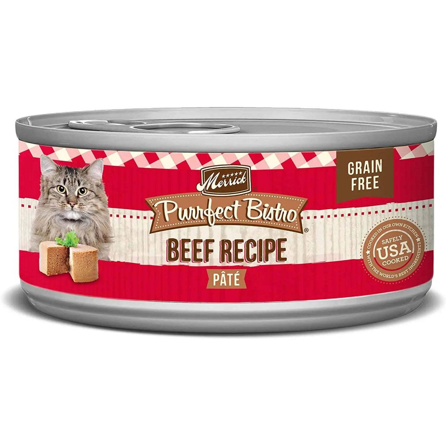 Merrick® Purrfect Bistro® Grain Free Beef Pate All Life Stages Cat Food Merrick®