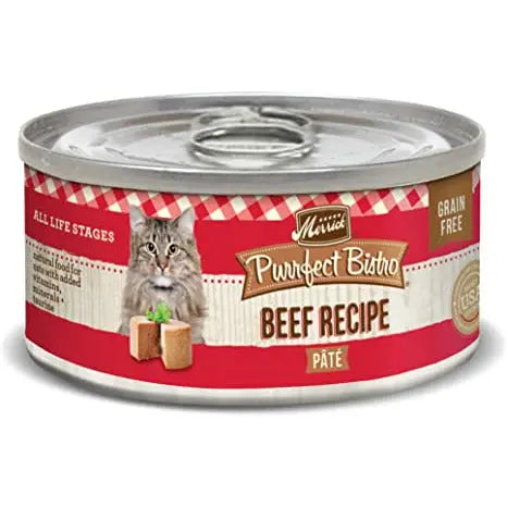Merrick® Purrfect Bistro® Grain Free Beef Pate All Life Stages Cat Food Merrick®