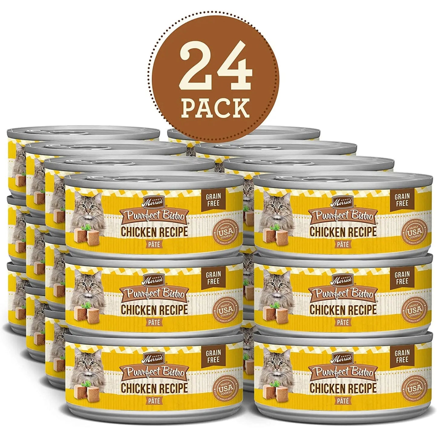 Merrick® Purrfect Bistro® Grain Free Chicken Pate All Life Stages Cat Food Merrick®