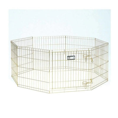 Mid West® MidWest Gold Zinc Exercise Pen with Door Mid West®