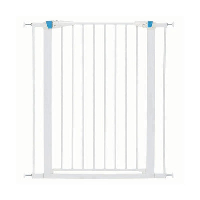 Mid West® Tall in the Dark Steel Pet Gate White Color 39 Inch Mid West®