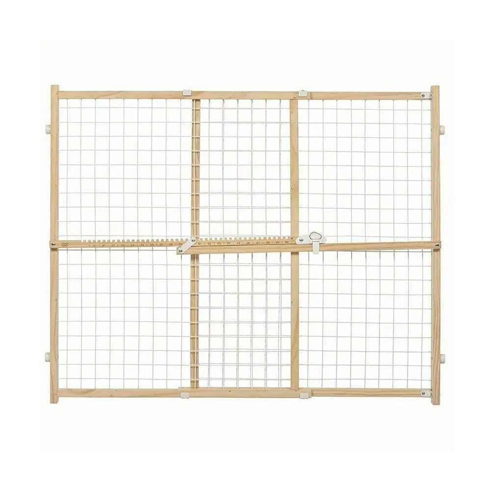 Mid West® Wood & Wire Mesh Pet Gate 32 Inch Mid West®
