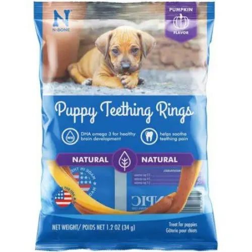 N-Bone Puppy Teething Rings Pumpkin Flavor N-Bone