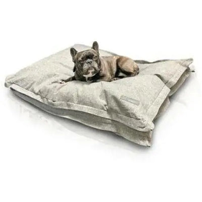 Nandog Linen Pillow Large Dog Bed Light Gray Nandog Pet Gear WP
