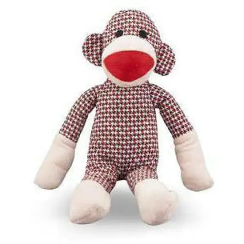 Nandog Pet Gear My BFF Collection Monkey Plush Dog Toy with Squeaker Nandog