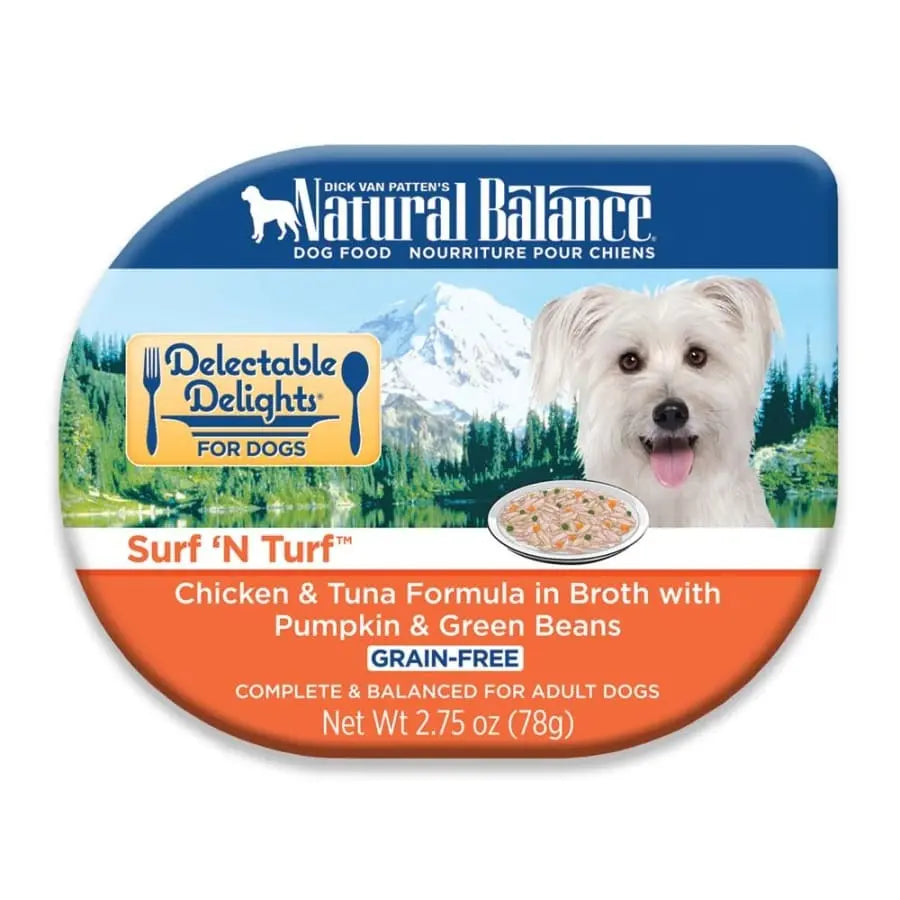 Natural Balance Pet Foods Delectable Delights Grain Free Wet Dog Food 24ea/2.75 oz Natural Balance CPD